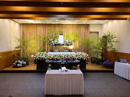 花々葬で葬儀を行なった写真