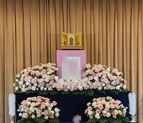 花々葬で葬儀を行なった写真