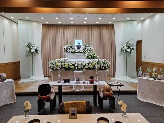 花々葬で葬儀を行なった写真