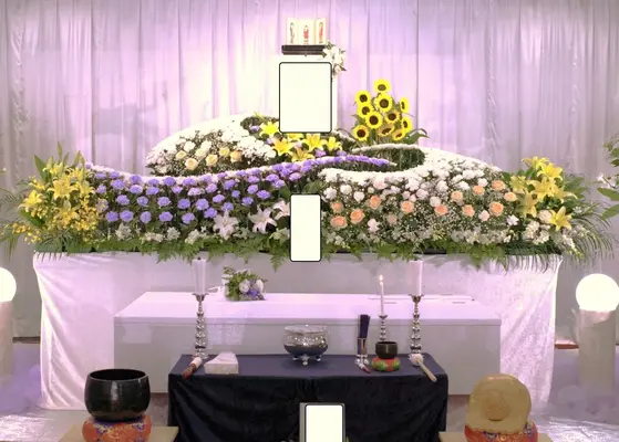 相談できるお葬式　三鷹営業所で葬儀を行なった写真