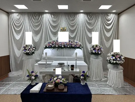 城西サポートセンターミニホールで葬儀を行なった写真