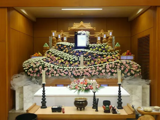 葬儀あんしん無料相談窓口（有）市民葬祭センターで葬儀を行なった写真