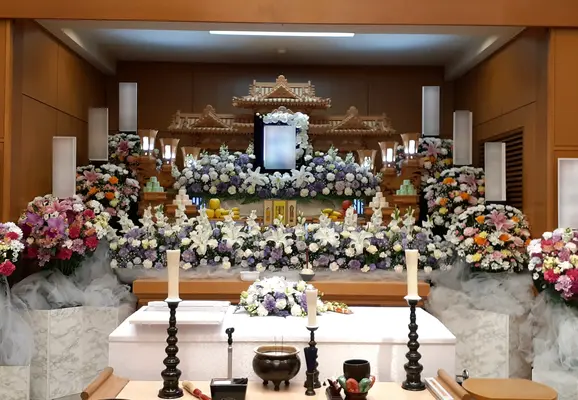 葬儀あんしん無料相談窓口（有）市民葬祭センターで葬儀を行なった写真