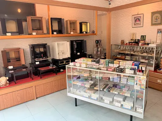 原三松堂で葬儀を行なった写真