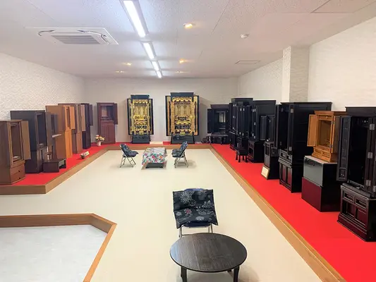 原三松堂で葬儀を行なった写真