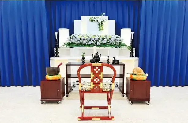 原三松堂 はらホールで葬儀を行なった写真