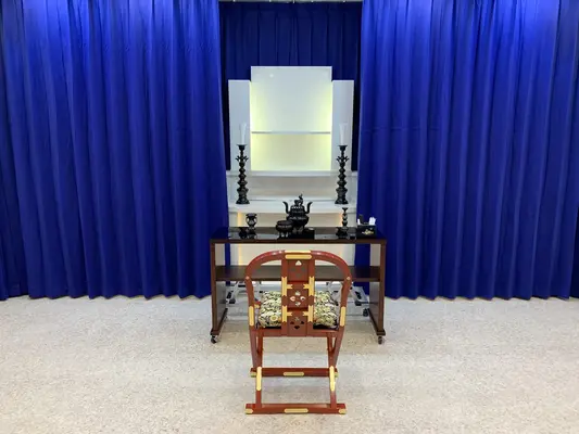 原三松堂 はらホールで葬儀を行なった写真