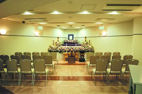 東京福祉会(道灌山会館)で葬儀を行なった写真