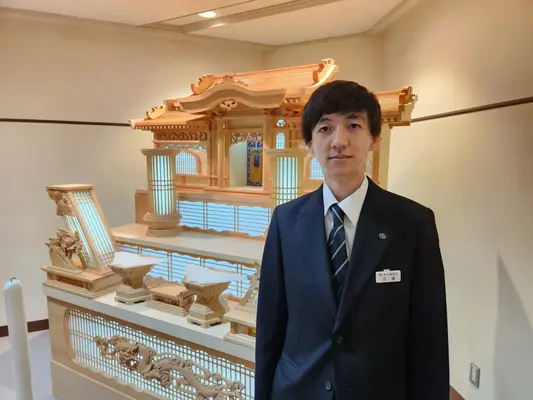 東京福祉会(道灌山会館)で葬儀を行なった写真