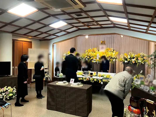 フラワリングセレモニー大田営業所で葬儀を行なった写真