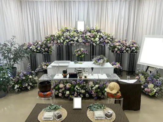 フラワリングセレモニー大田営業所で葬儀を行なった写真