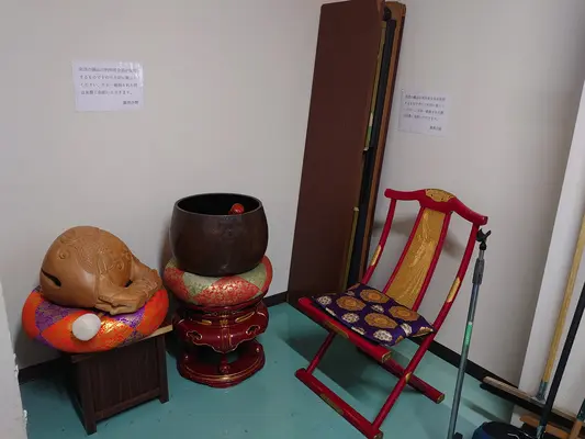 羅漢会館で葬儀を行なった写真