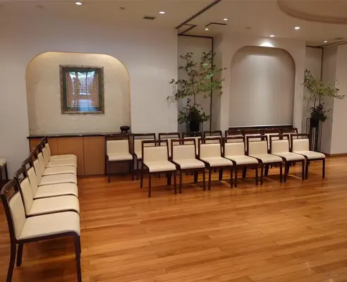 圓乗院で葬儀を行なった写真