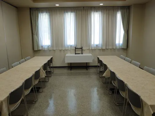 羅漢会館で葬儀を行なった写真