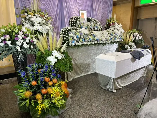 Aiウェルエンディングストーリーで葬儀を行なった写真