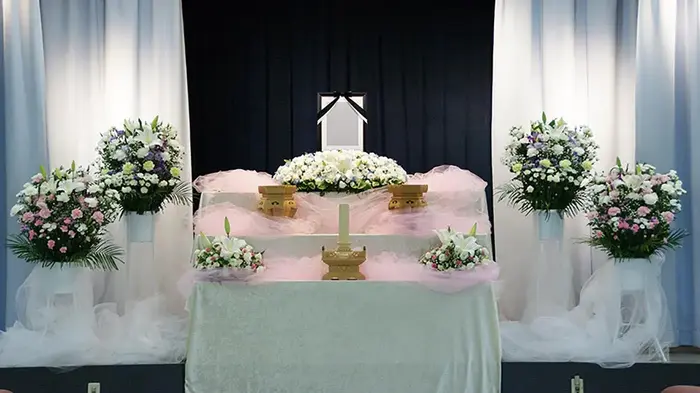 小さな森の家 松戸八柱で葬儀を行なった写真