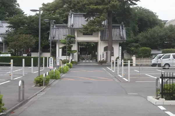 禅林寺で葬儀を行なった写真