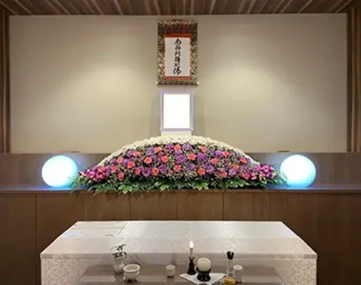 株式会社光典社（家族葬ホール）で葬儀を行なった写真