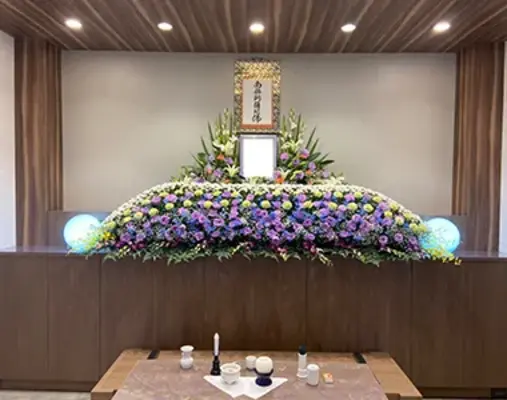 株式会社光典社（家族葬ホール）で葬儀を行なった写真