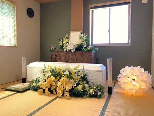 いしともで葬儀を行なった写真