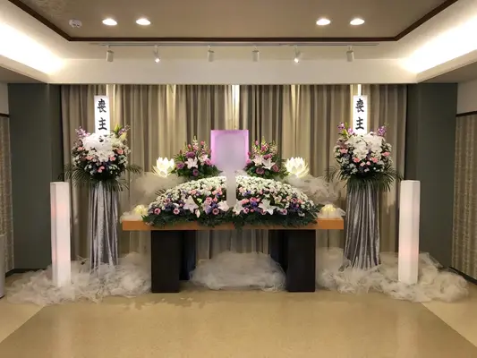 いしともで葬儀を行なった写真