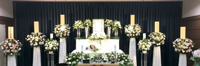 いしともで葬儀を行なった写真