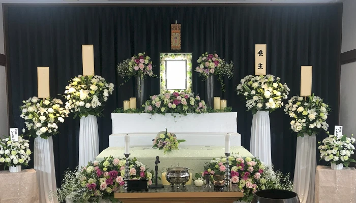 いしともで葬儀を行なった写真