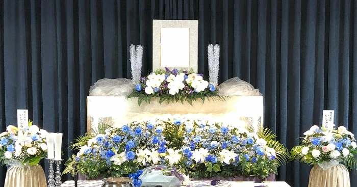 いしともで葬儀を行なった写真