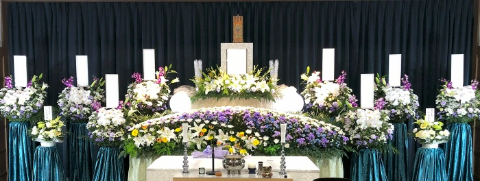 いしともで葬儀を行なった写真