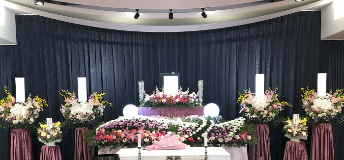 いしともで葬儀を行なった写真