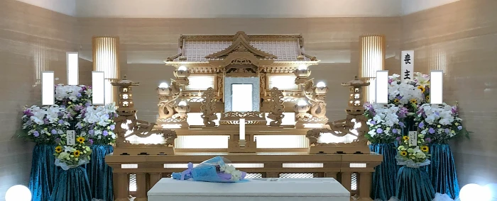 いしともで葬儀を行なった写真