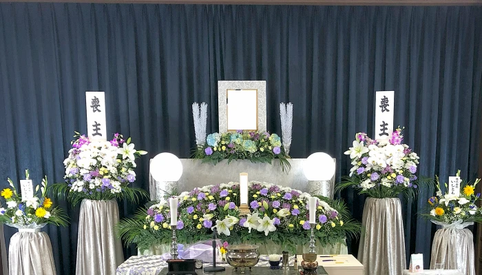 いしともで葬儀を行なった写真