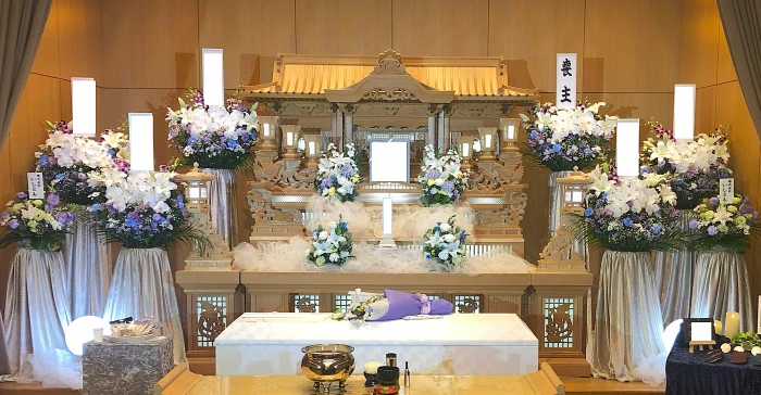 いしともで葬儀を行なった写真