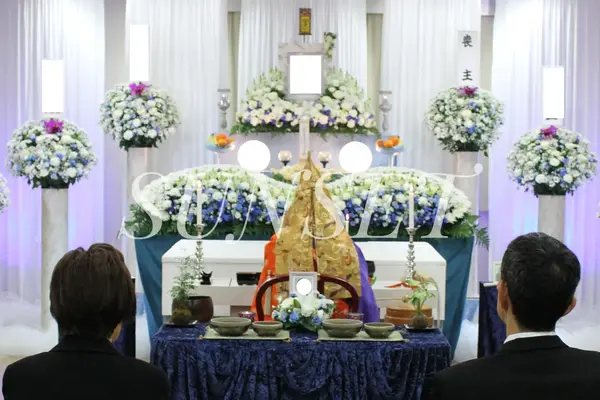 所沢市斎場で葬儀を行なった写真