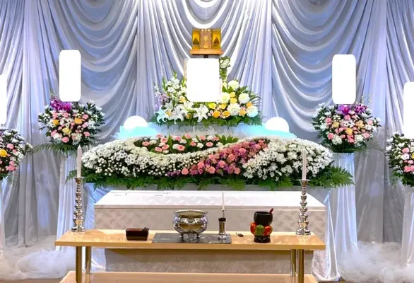 相談できるお葬式　市川営業所で葬儀を行なった写真