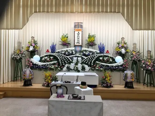 家族葬の優美で葬儀を行なった写真