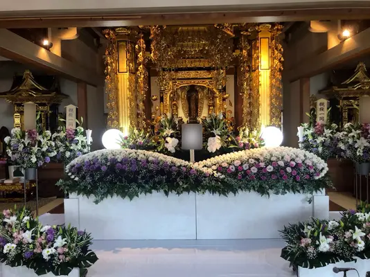 家族葬の優美で葬儀を行なった写真