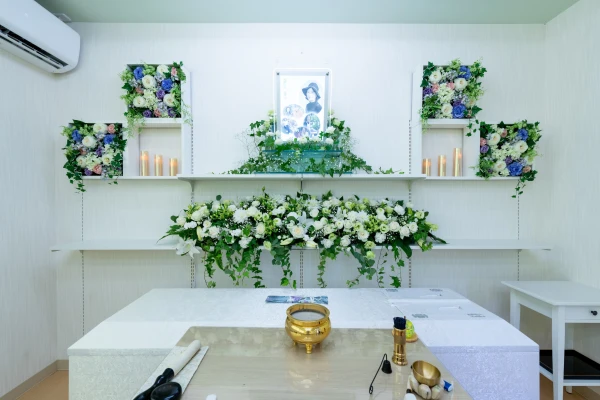 もがりの森 直葬ホールで葬儀を行なった写真