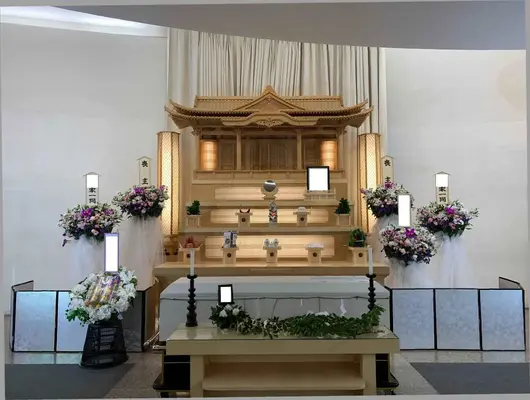 メモリアルトネで葬儀を行なった写真