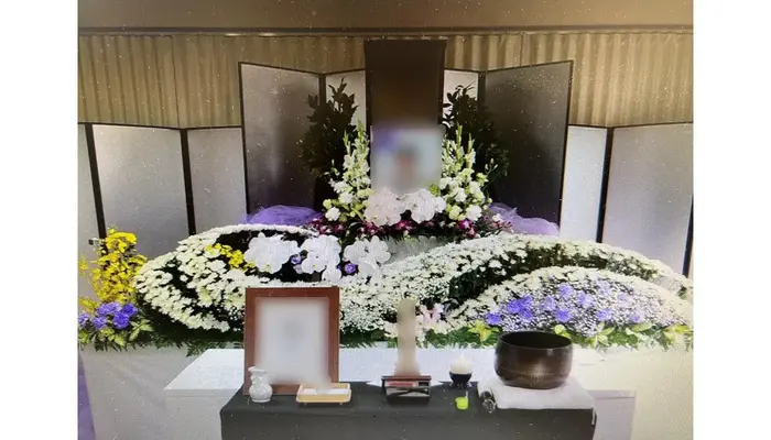 家族葬やすらぎの杜で葬儀を行なった写真