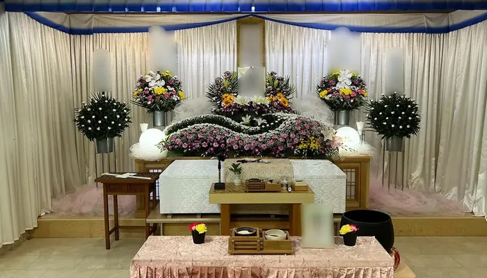 家族葬やすらぎの杜で葬儀を行なった写真