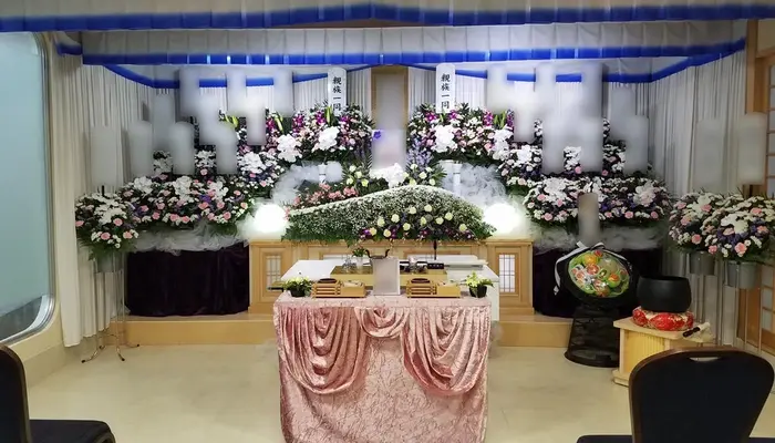 家族葬やすらぎの杜で葬儀を行なった写真