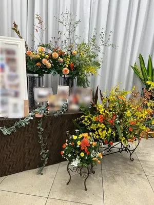 フラワリングセレモニー　渋谷営業所で葬儀を行なった写真