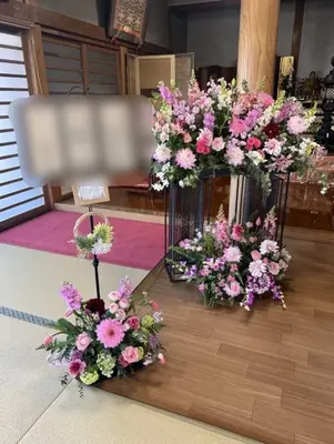 常久寺で葬儀を行なった写真