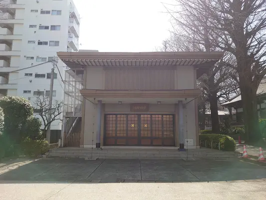 正覚寺で葬儀を行なった写真