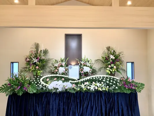 家族葬の偲で葬儀を行なった写真