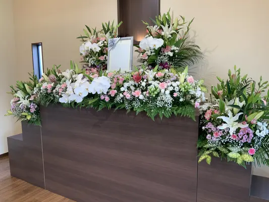 家族葬の偲で葬儀を行なった写真