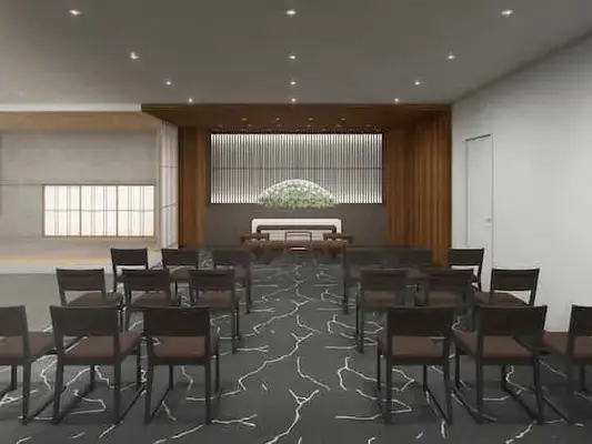 すいこうしゃ　斎場メゾン堺で葬儀を行なった写真