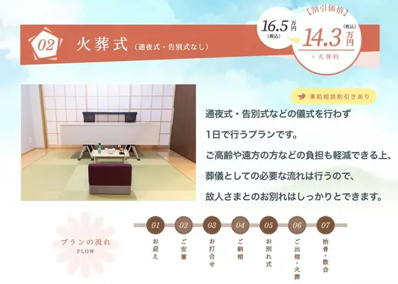 セレモニーROOMソラエで葬儀を行なった写真