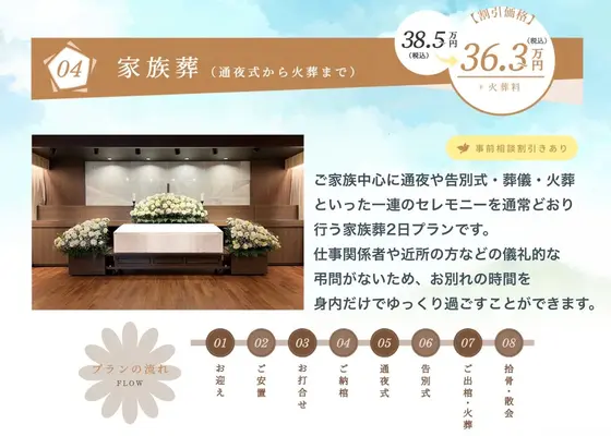 セレモニーROOMソラエで葬儀を行なった写真